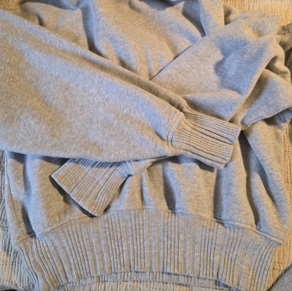 Aerie Light Gray Set Hoodie+Joggers, Size Small - Picture 2 of 8